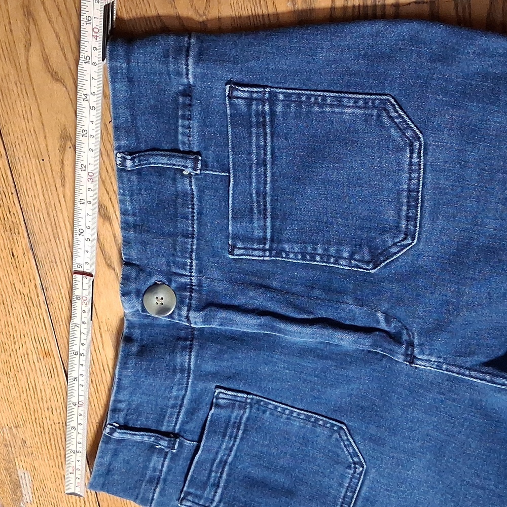 PILCRO And The Letterpress Jeans Womens 31 BLUE WIDE LEGS ?Preowned Used - Picture 6 of 9